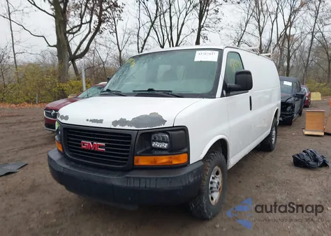 2009 GMC Savana 2500 Work Van из США, поврежденный, VIN 1GTGG25C191127307